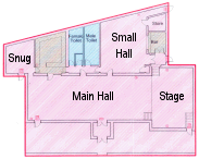 Wedmore Village Hall plan in PDF